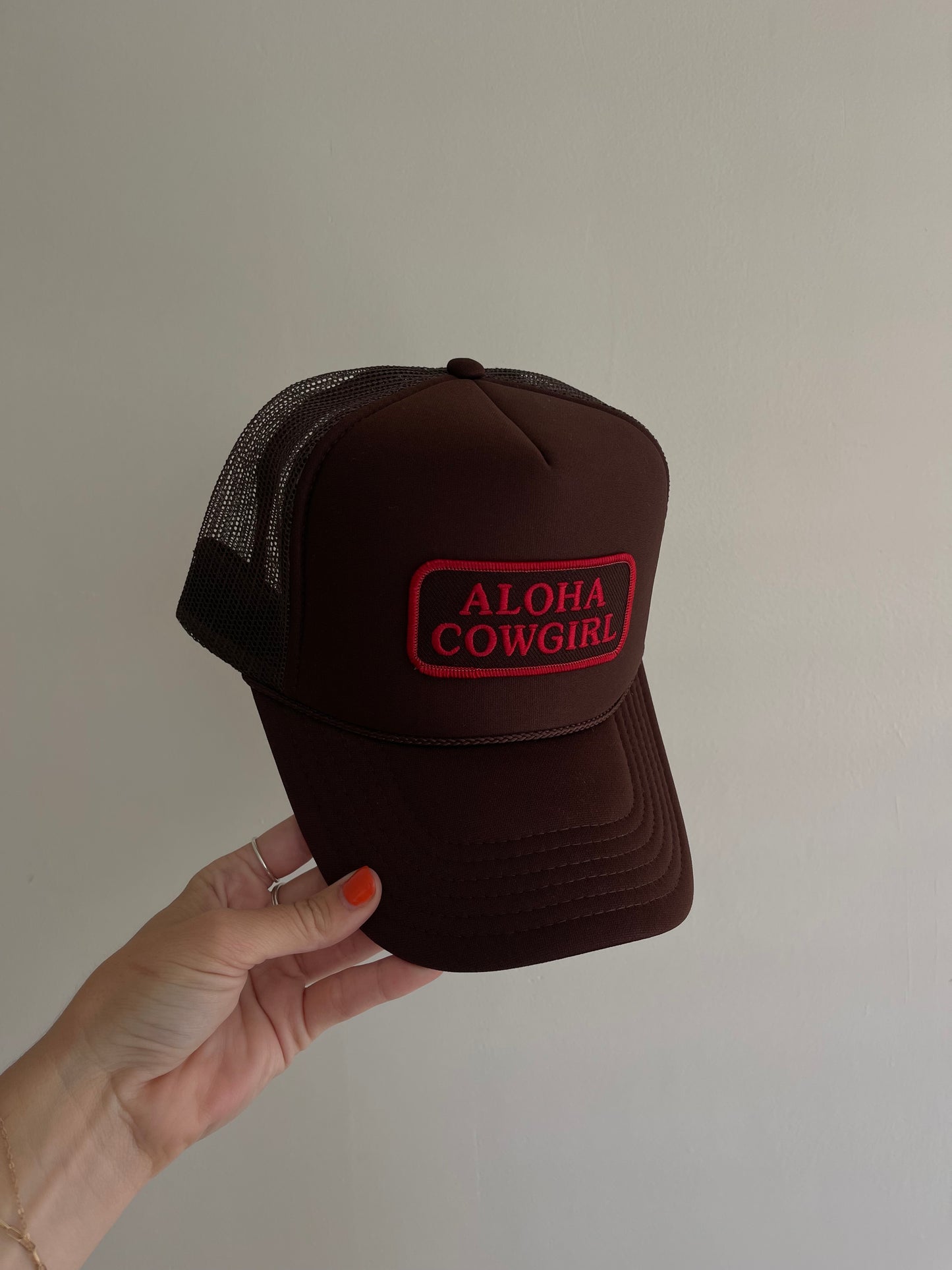 Aloha Cowgirl Trucker Hat
