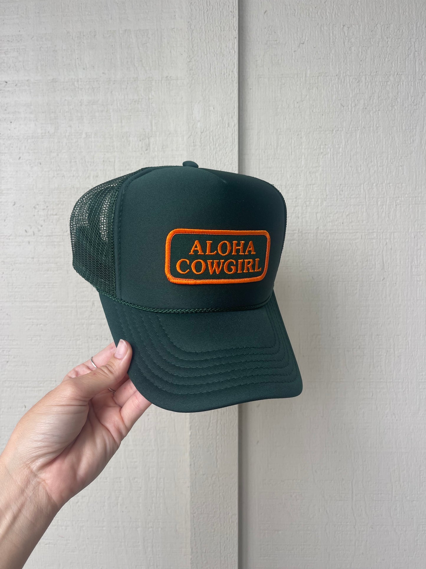 Aloha Cowgirl Trucker Hat
