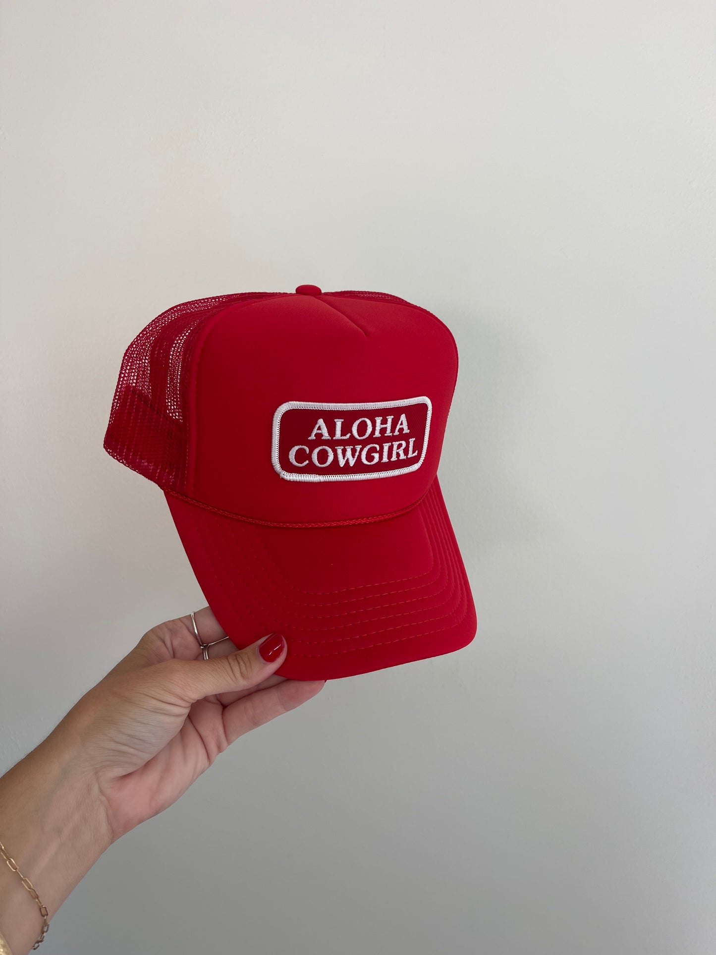 Aloha Cowgirl Trucker Hat
