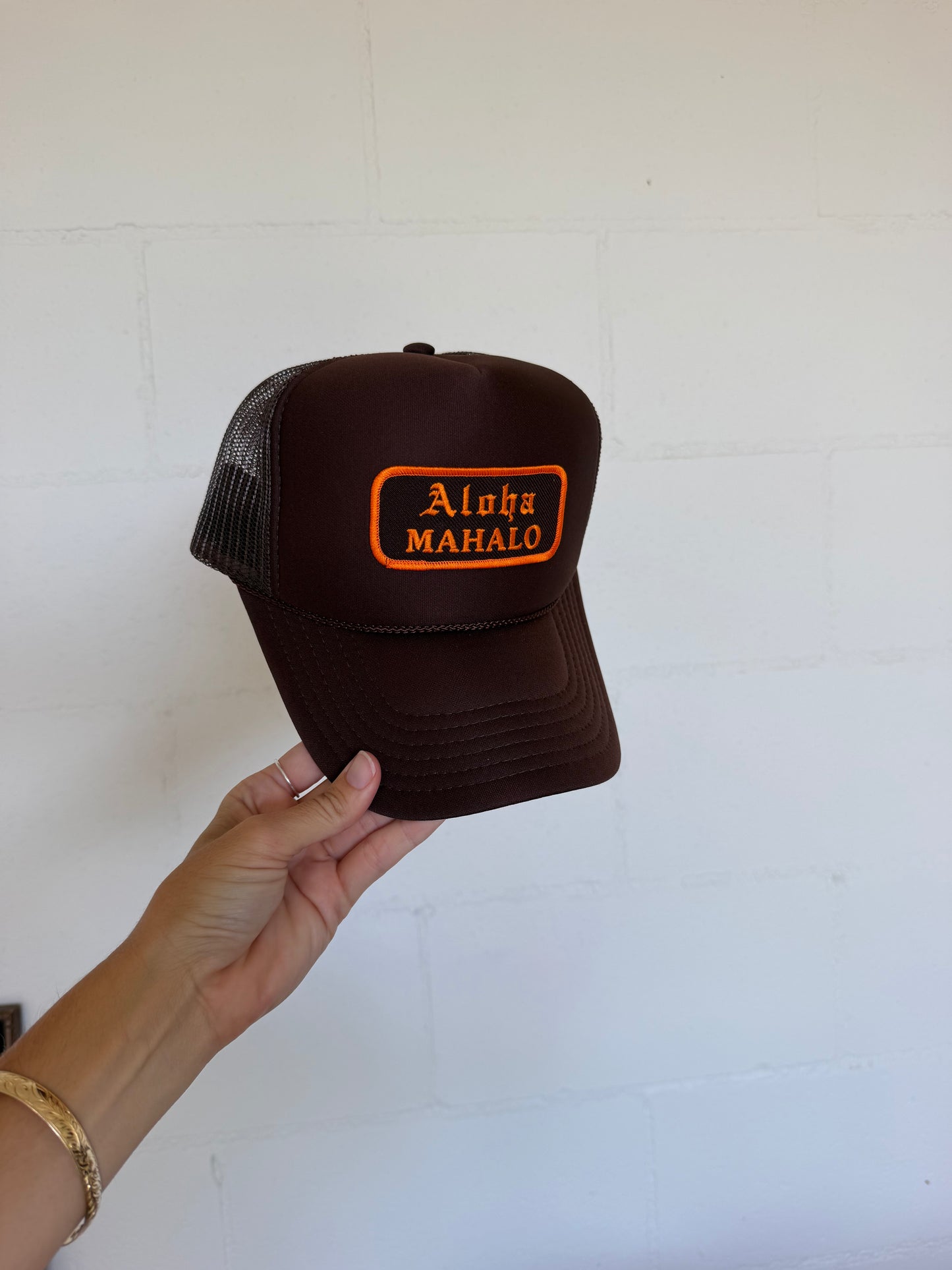 Aloha Mahalo Trucker Hat