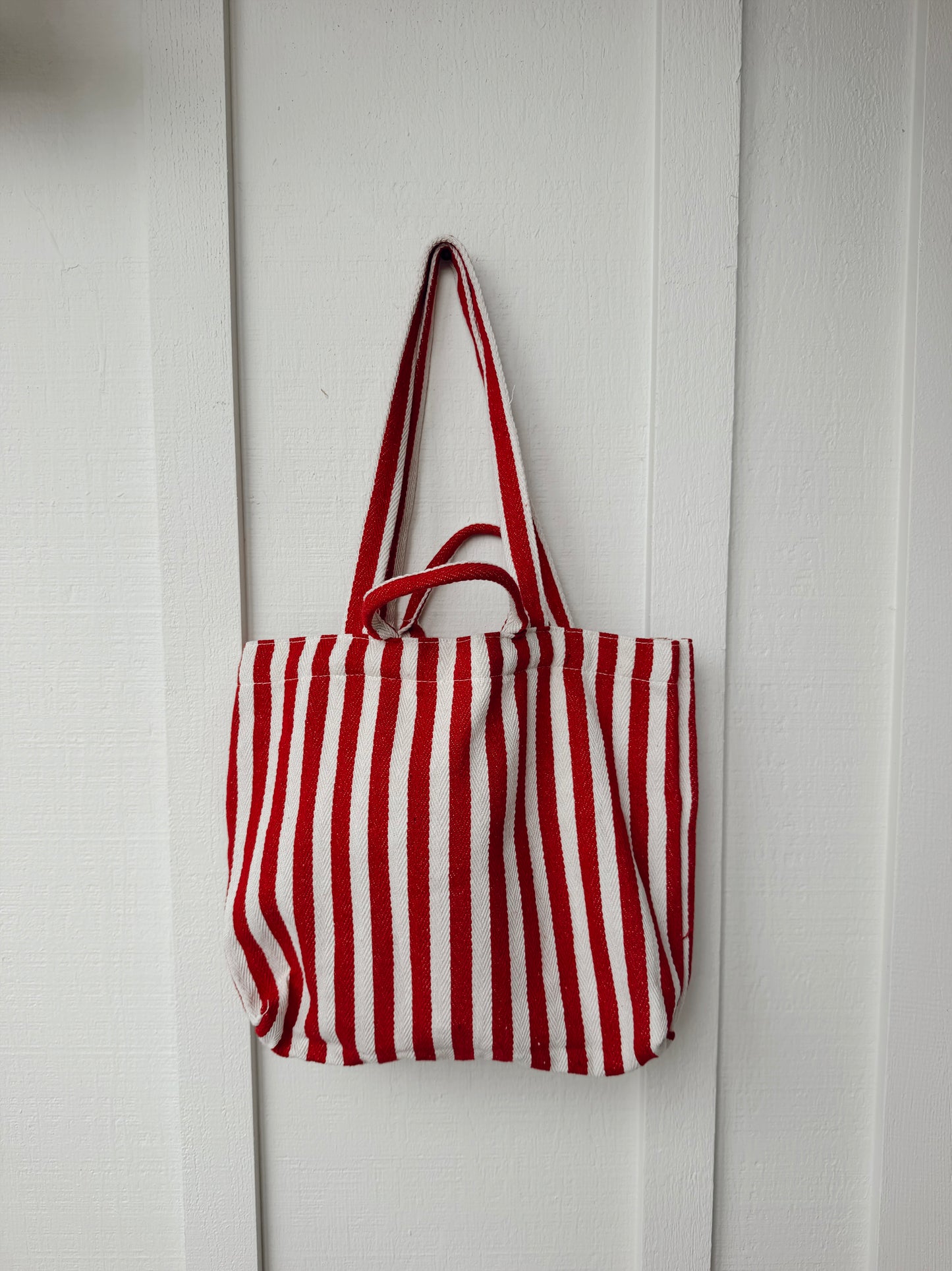 Striped Aloha Tote