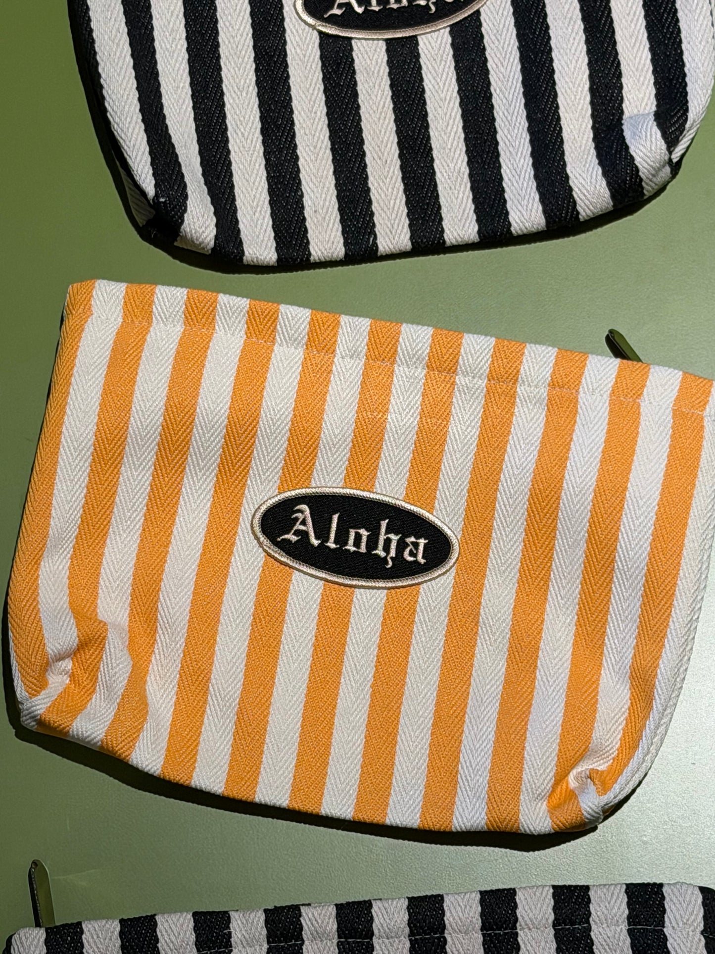 Aloha Yellow Zip Pouch