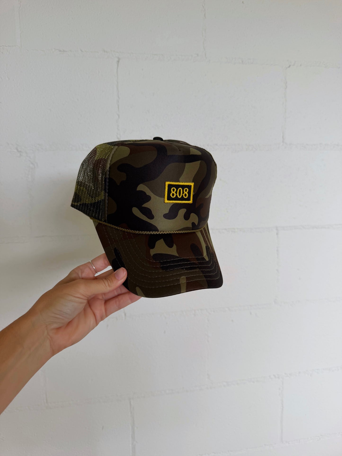 808 Camo Trucker Hat