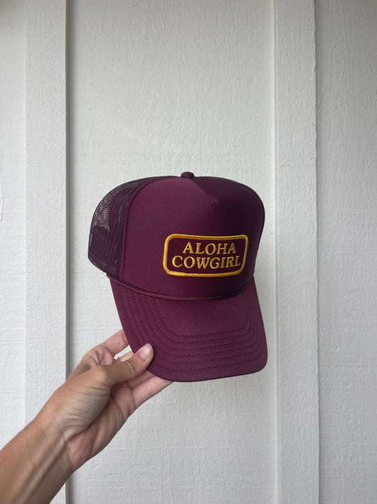 Aloha Cowgirl Trucker Hat