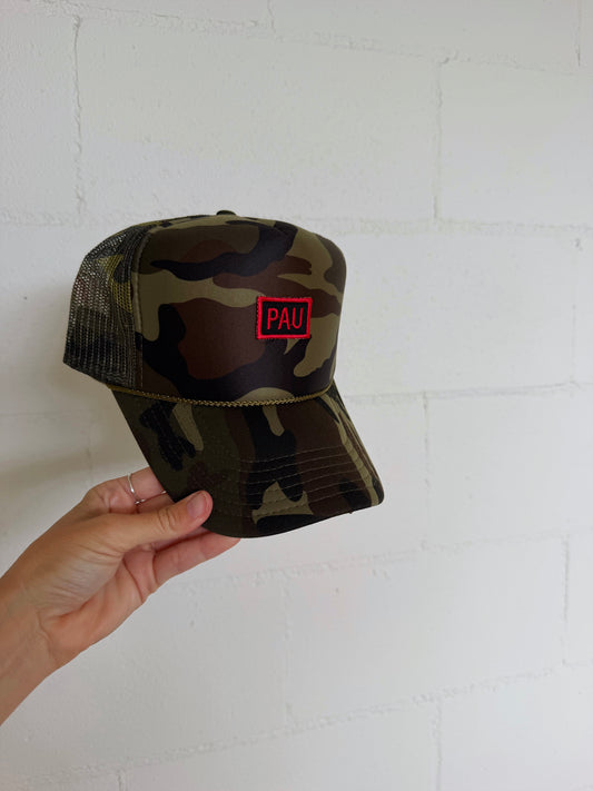 PAU Camo Trucker Hat