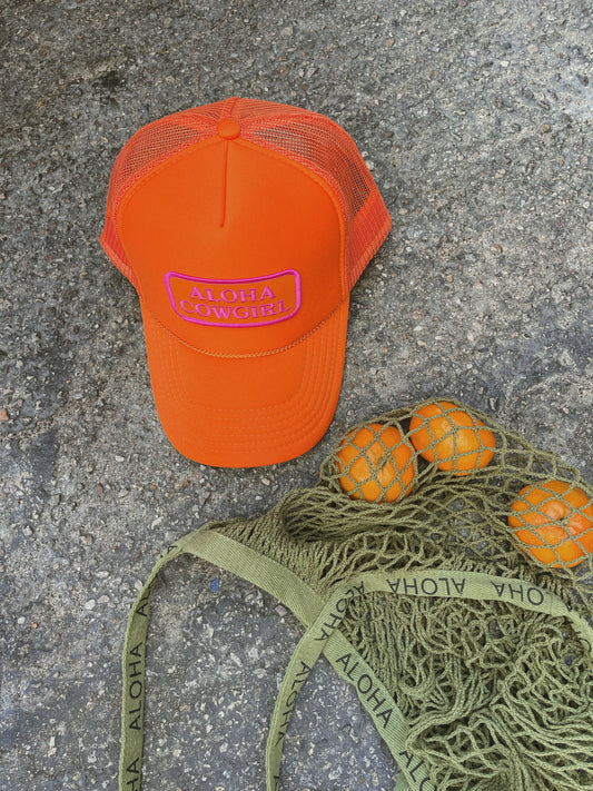 Aloha Cowgirl Trucker Hat