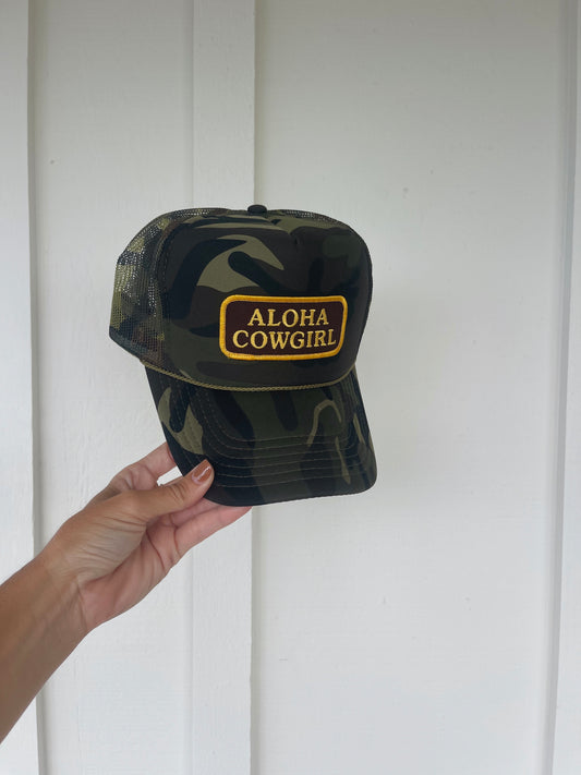 Aloha Cowgirl Trucker Hat