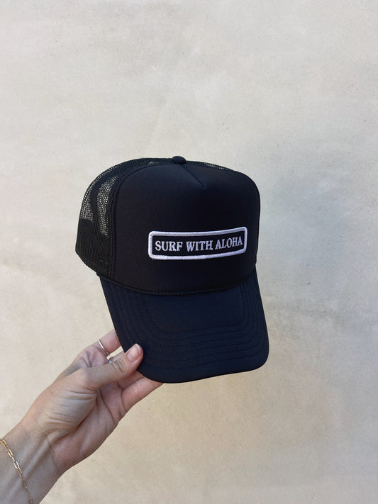 Surf With Aloha Trucker Hat